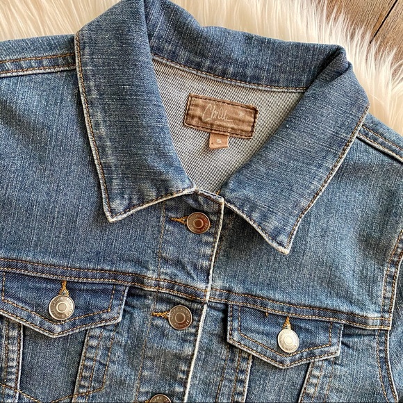 ChiQle | Denim Architect Jean Jacket - Picture 3 of 6